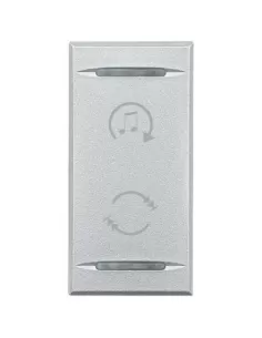 Bticino Axolute - Light grey sound diffusion key cover hc4911bf Axolute series